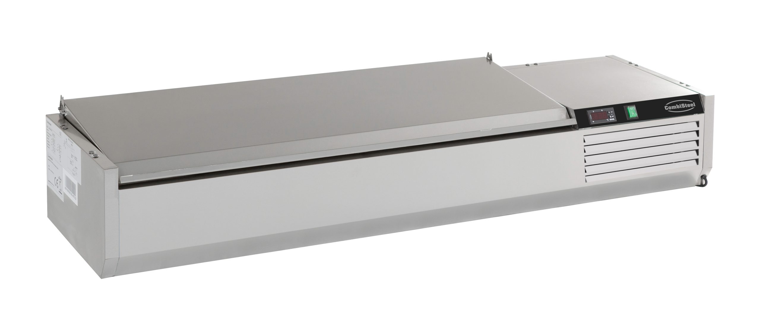 PUITS RÉFRIGÉRÉE COUVERCLE EN ACIER INOX 1/4GN x 5 - Combisteel PUITS RÉFRIGÉRÉE COUVERCLE EN ACIER INOX 1/4GN x 5 - Combisteel – Image 1