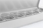 PUITS RÉFRIGÉRÉE COUVERCLE EN ACIER INOX 1/4 GN x 6 - Combisteel – Image 4