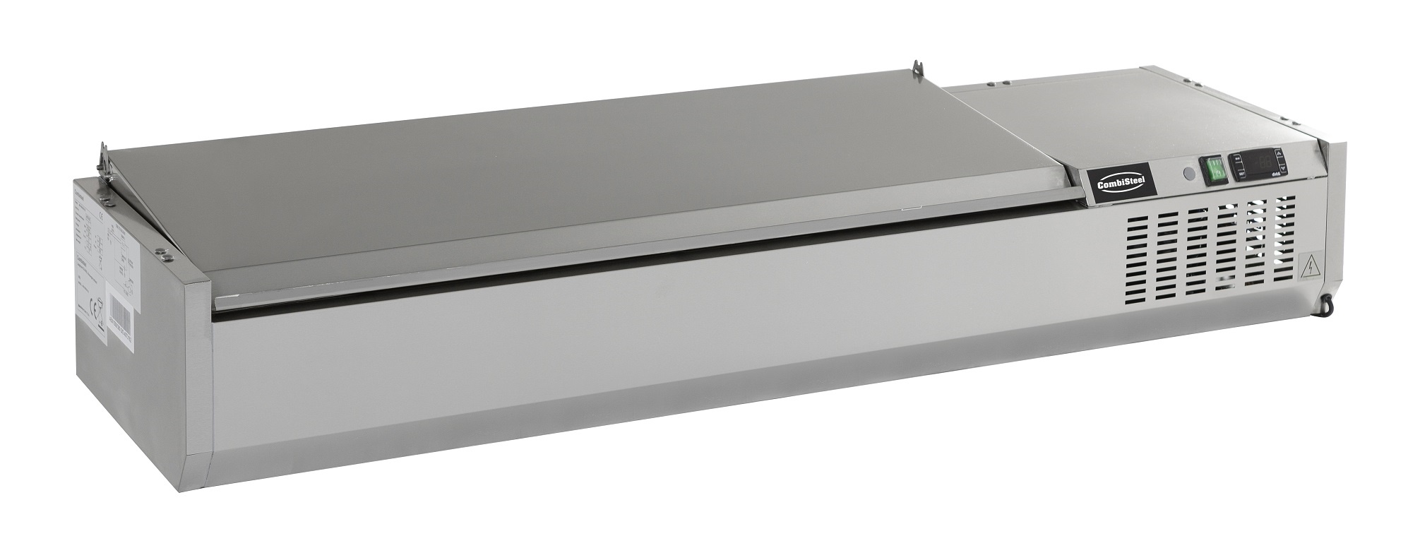 PUITS RÉFRIGÉRÉE COUVERCLE EN ACIER INOX 1/4 GN x 10 - Combisteel PUITS RÉFRIGÉRÉE COUVERCLE EN ACIER INOX 1/4 GN x 10 - Combisteel – Image 1