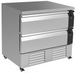 TABLE RÉFRIGÉRÉE/CONGÉLATEUR COMMUTABLE 2 TIROIRS 4X 1/1GN - Combisteel