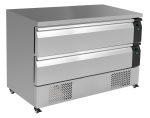 TABLE RÉFRIGÉRÉE/CONGÉLATEUR COMMUTABLE 2 TIROIRS 6X 1/1GN - Combisteel