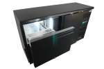 ARRIÈRE BAR RÉFRIGÉRÉE NOIR 1 PORTE ET 2 TIROIRS - Combisteel – Image 6