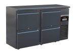 ARRIÈRE BAR RÉFRIGÉRÉE NOIR 4 TIROIRS - Combisteel
