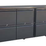 ARRIÈRE BAR RÉFRIGÉRÉE NOIR 6 TIROIRS - Combisteel