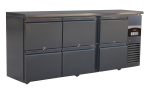 ARRIÈRE BAR RÉFRIGÉRÉE NOIR 6 TIROIRS - Combisteel
