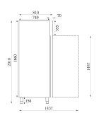 CONGELATEUR EN ACIER INOX+AL 600 LTR STATIQUE - Combisteel – Image 4