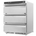 RÉFRIGÉRATEUR EN ACIER INOX 3 TIROIRS - Combisteel