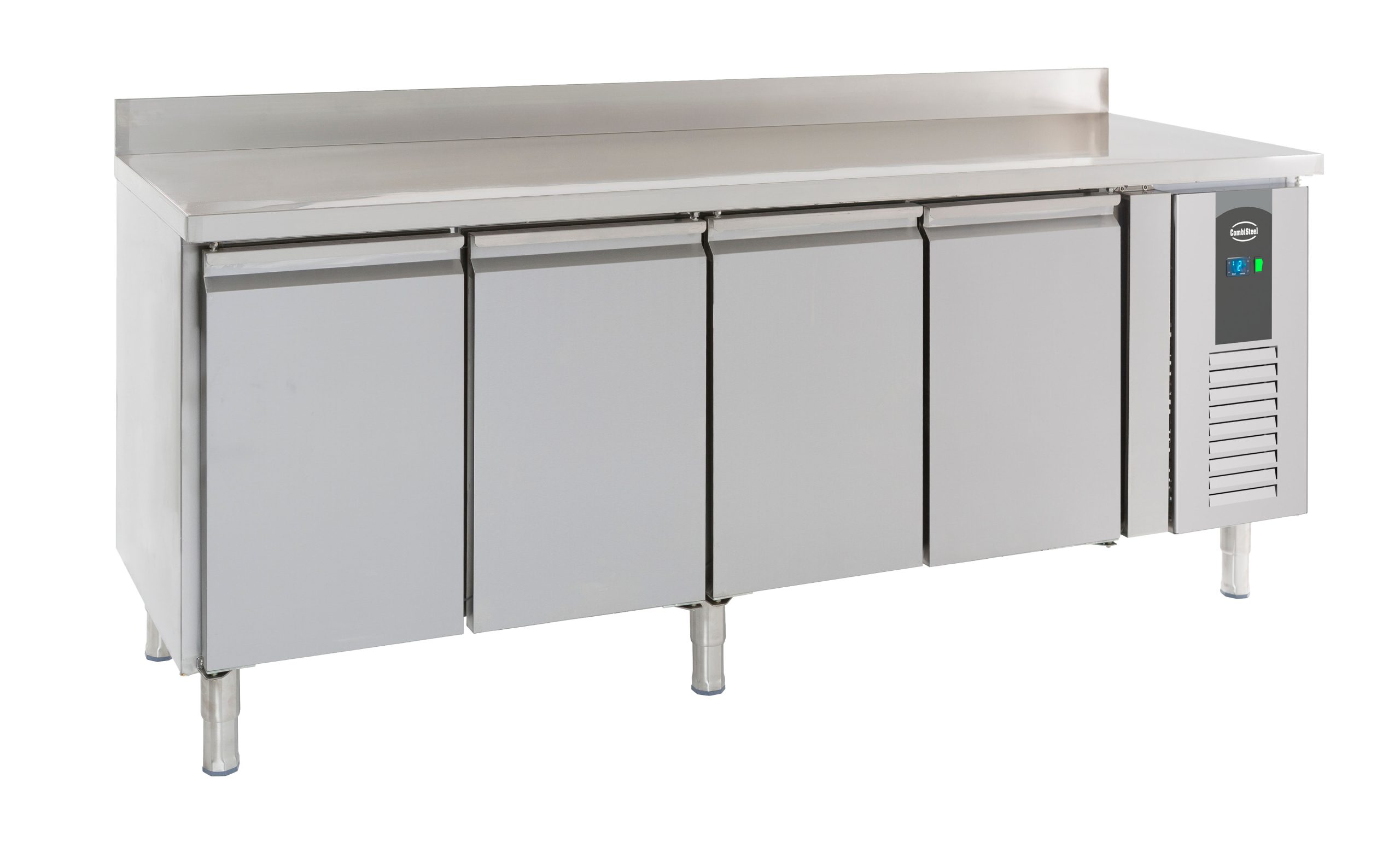 TABLE RÉFRIGÉRÉE BORD RELEVÉ 4 PORTES - Combisteel TABLE RÉFRIGÉRÉE BORD RELEVÉ 4 PORTES - Combisteel – Image 1