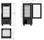 VITRINE DE PÂTISSERIE RÉFRIGÉRÉE 1500 - Combisteel – Image 2