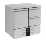 TABLE RÉFRIGÉRÉE 1 PORTE/2 TIROIRS ENERGY LINE ÉQUIPÉ D'ÉVAPORATEUR - Combisteel