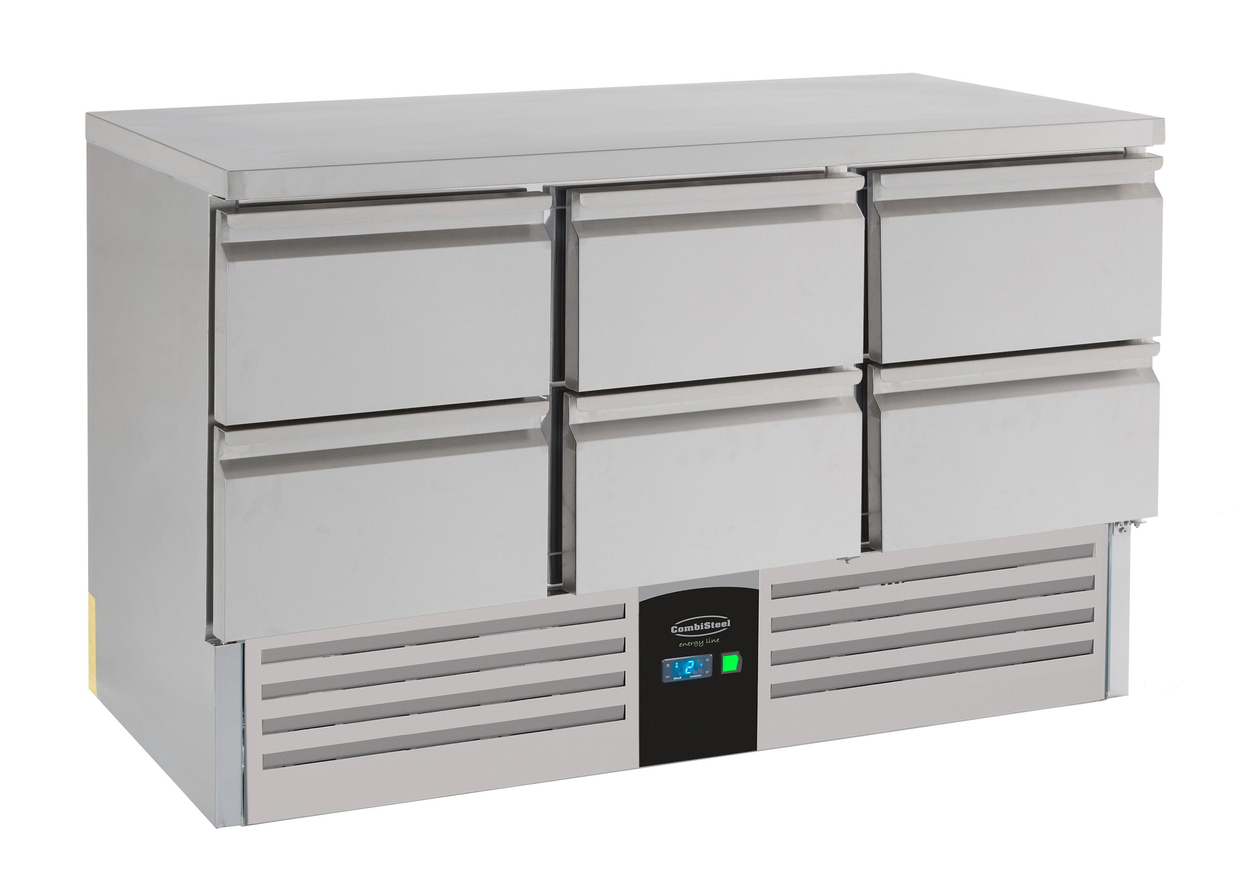 TABLE RÉFRIGÉRÉE 6 DRAWERS ENERGY LINE ÉQUIPÉ D'ÉVAPORATEUR - Combisteel TABLE RÉFRIGÉRÉE 6 DRAWERS ENERGY LINE ÉQUIPÉ D'ÉVAPORATEUR - Combisteel – Image 1