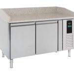 TABLE PRÉP POUR PIZZA 2 PORTES ENERGY LINE - Combisteel