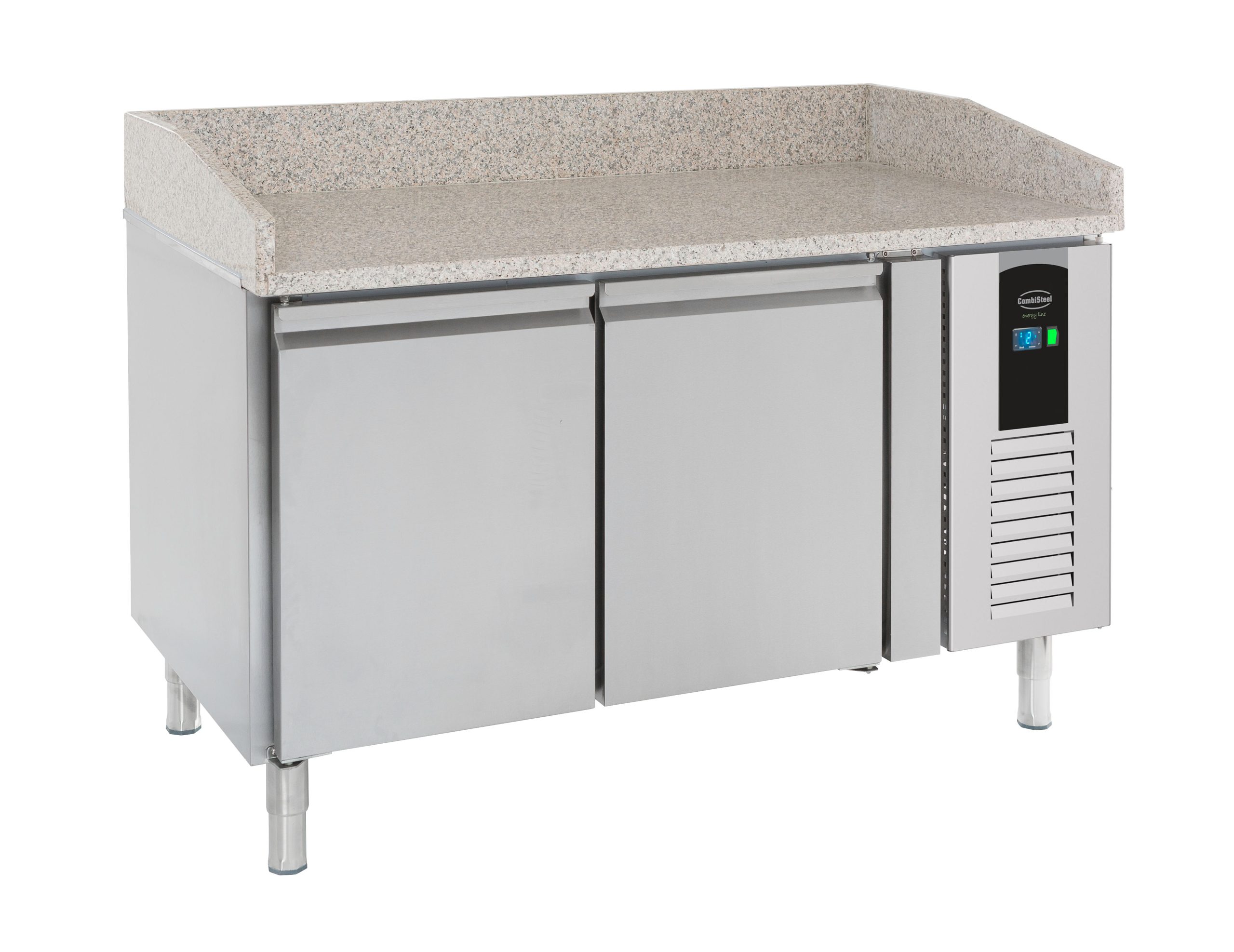TABLE PRÉP POUR PIZZA 2 PORTES ENERGY LINE - Combisteel TABLE PRÉP POUR PIZZA 2 PORTES ENERGY LINE - Combisteel – Image 1