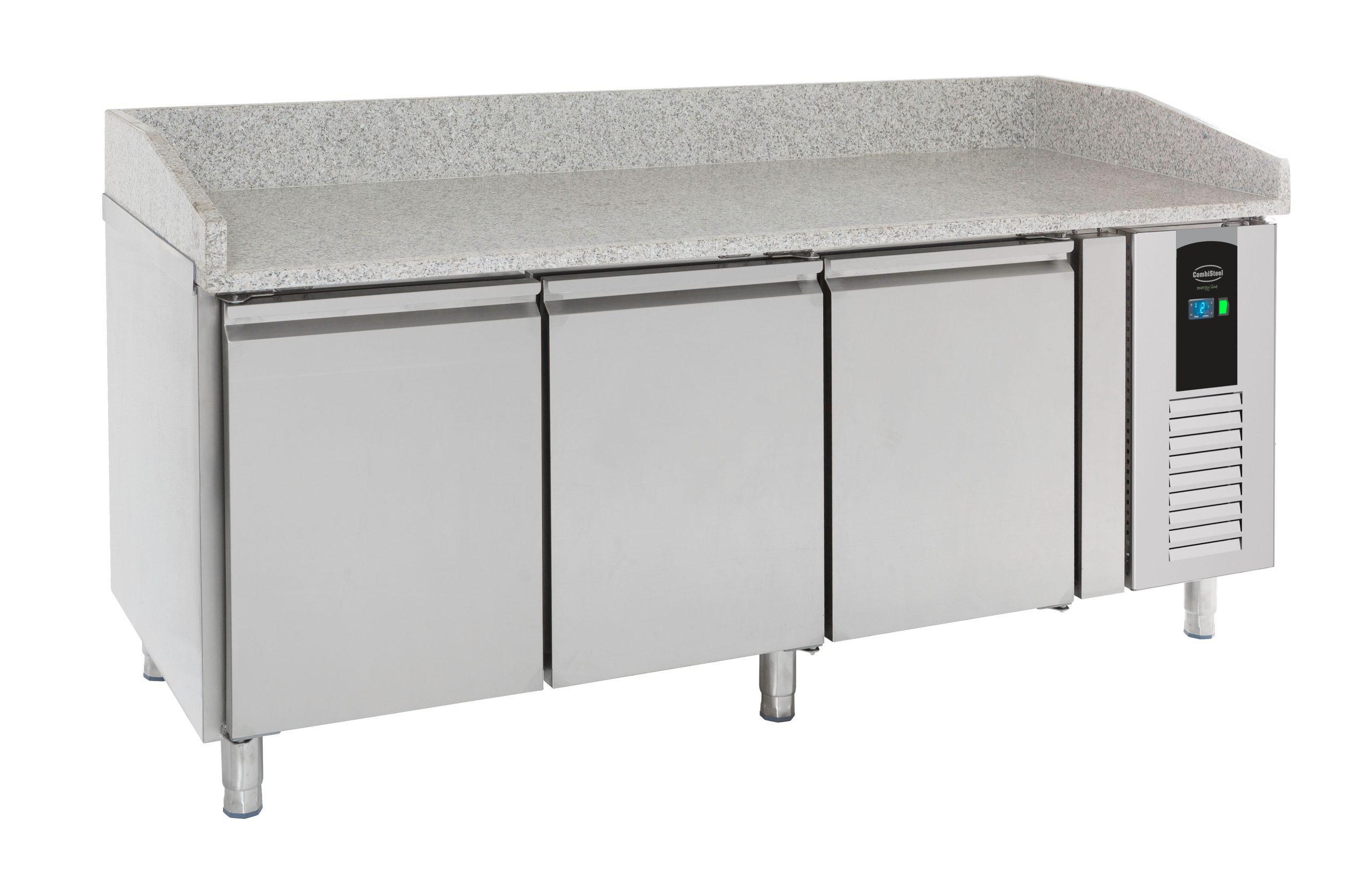 TABLE PRÉP POUR PIZZA 3 PORTES ENERGY LINE - Combisteel TABLE PRÉP POUR PIZZA 3 PORTES ENERGY LINE - Combisteel – Image 1