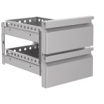 BLOC DE 2-TIROIRS POUR 7450.0755-0760-0765 Combisteel donne pas de garantie sur le montage du kit tiroirs - Combisteel
