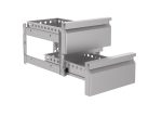 BLOC DE 2-TIROIRS POUR 7450.0755-0760-0765 Combisteel donne pas de garantie sur le montage du kit tiroirs - Combisteel – Image 2