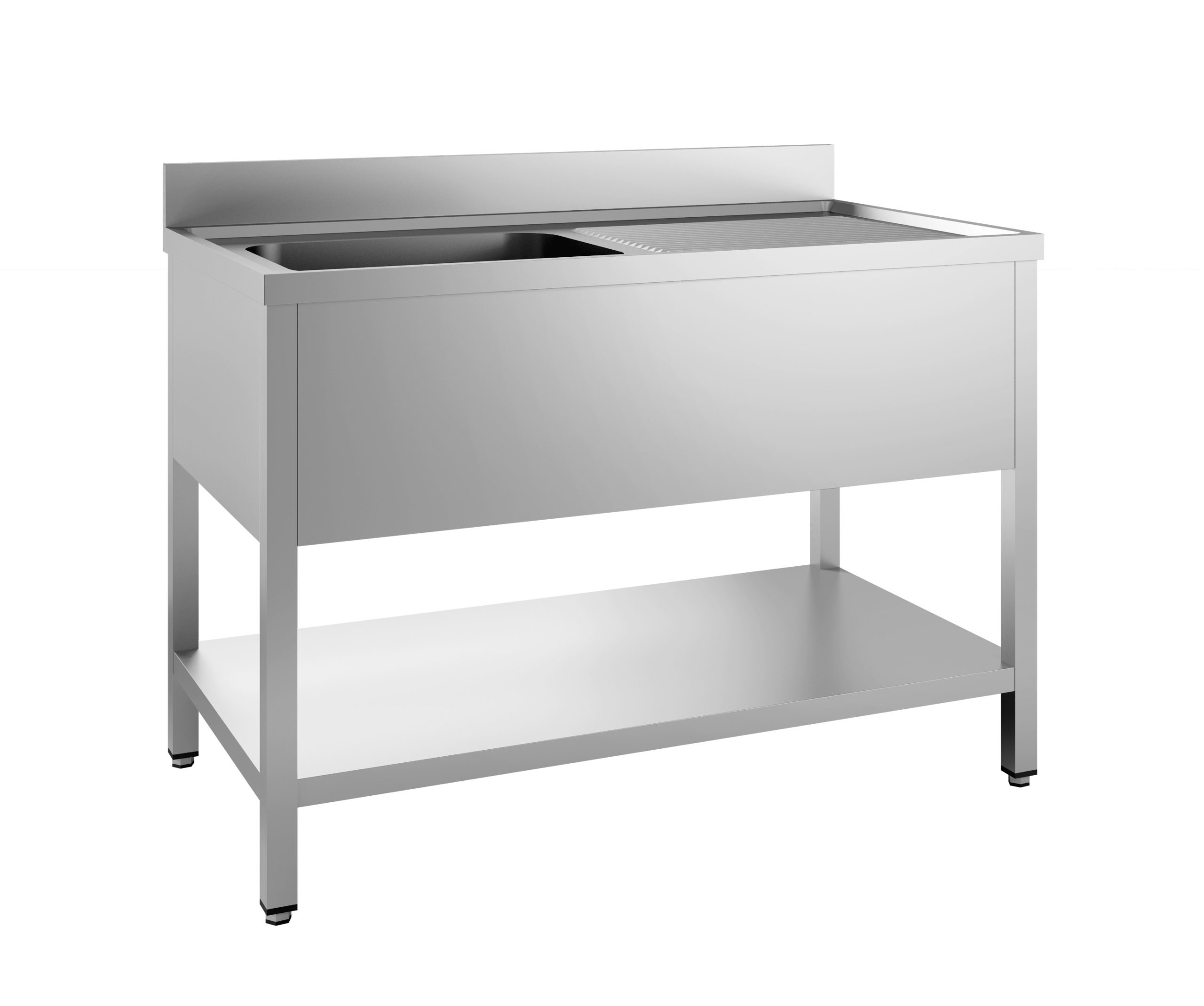 700 BLOC-ÉVIER ÉTAGÈRE DÉMONTABLE 2 À GAUCHE 1600 - Combisteel 700 BLOC-ÉVIER ÉTAGÈRE DÉMONTABLE 2 À GAUCHE 1600 - Combisteel – Image 1