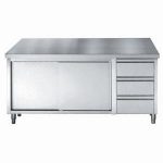 700 PLAN DE TRAVAIL PORTES COULISST TIROIRS 2000 - Combisteel
