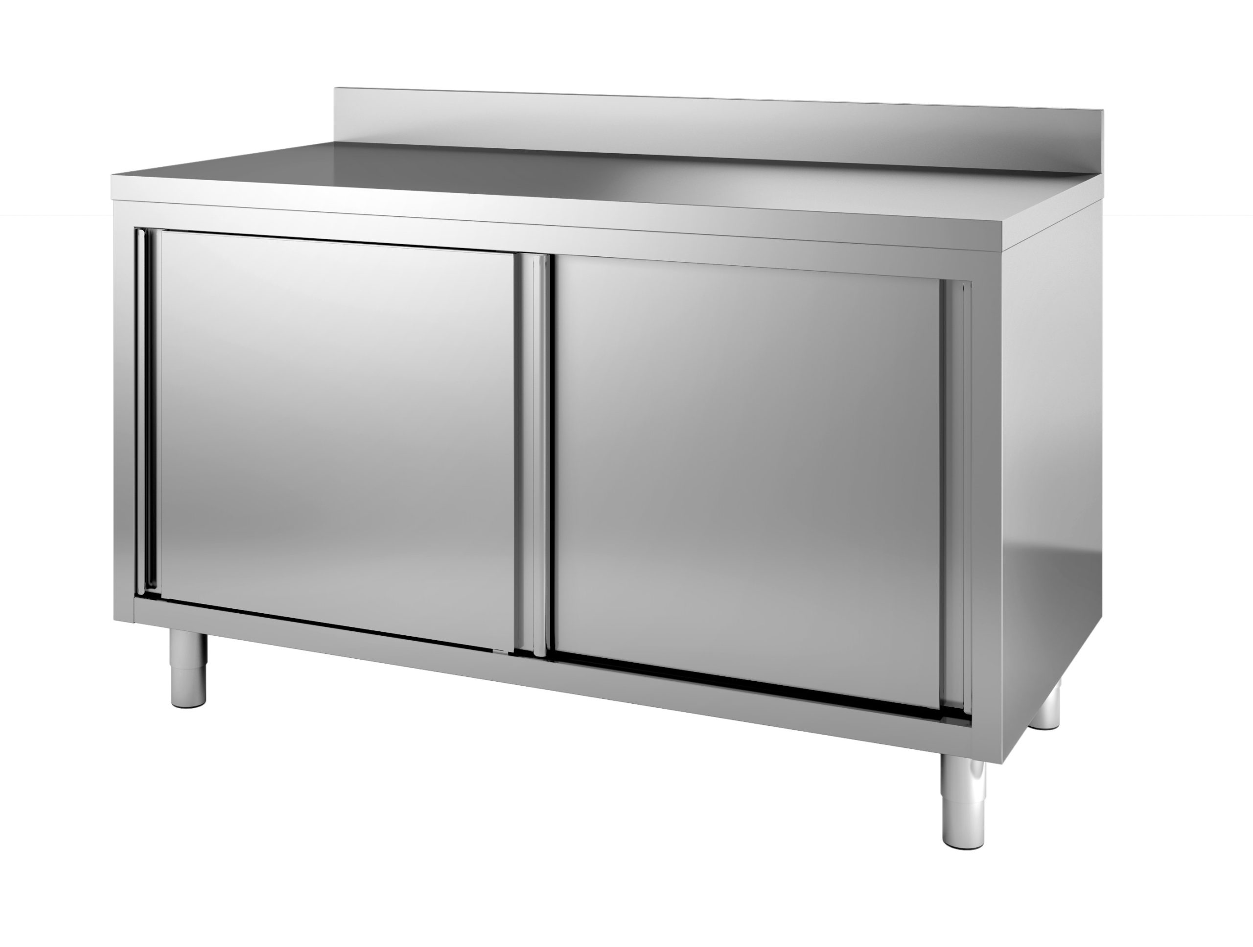 700 PLAN DE TRAVAIL PORTES COULISST BORD RELEVÉ 1600 - Combisteel 700 PLAN DE TRAVAIL PORTES COULISST BORD RELEVÉ 1600 - Combisteel – Image 1