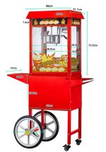 APPAREIL POPCORN INCLUS ROULETTES - Combisteel – Image 5