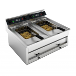 FRITEUSE POSABLE ÉLECTRIQUE 2X12L 2X6KW - Combisteel