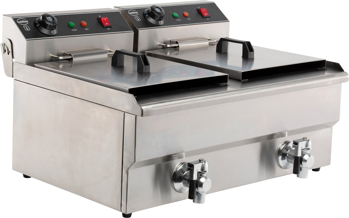 FRITEUSE POSABLE ELECTRIQUE 2X8 L - Combisteel FRITEUSE POSABLE ELECTRIQUE 2X8 L - Combisteel – Image 1