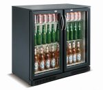 ARRIÈRE BAR RÉFRIGÉRÉE NOIR 2 PORTES - Combisteel