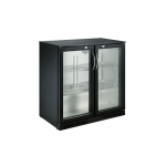 ARRIÈRE BAR RÉFRIGÉRÉE NOIR 2 PORTES - Combisteel – Image 2