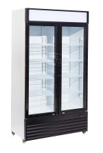 RÉFRIGÉRATEUR 2 PORTES EN VERRE BEZ-750 GD - Combisteel