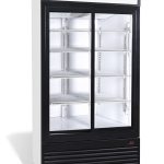 RÉFRIGÉRATEUR AVEC PORTES COULISSANTES EN VERRES BEZ-750 SL - Combisteel