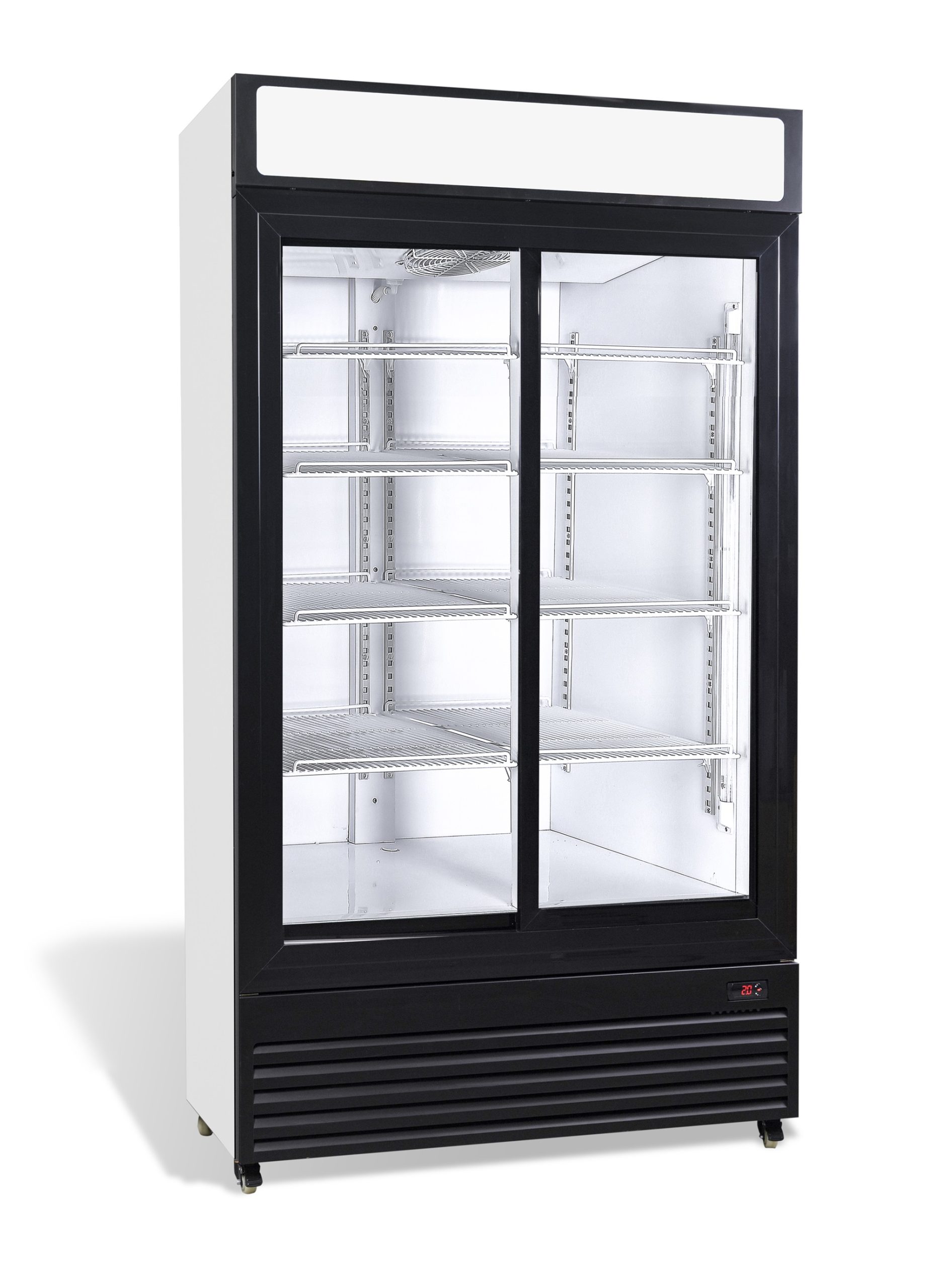 RÉFRIGÉRATEUR AVEC PORTES COULISSANTES EN VERRES BEZ-750 SL - Combisteel RÉFRIGÉRATEUR AVEC PORTES COULISSANTES EN VERRES BEZ-750 SL - Combisteel – Image 1