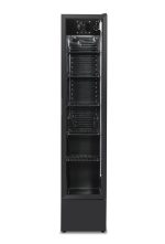 RÉFRIGÉRATEUR PORTE EN VERRE ÉTROIT NOIR NAP-150 - Combisteel – Image 2