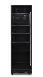 RÉFRIGÉRATEUR 1 PORTE EN VERRE NOIR NAP-360 - Combisteel – Image 2