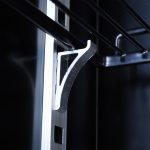 RÉFRIGÉRATEUR 2 PORTES EN VERRE NOIR NAP-850 - Combisteel – Image 3