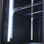 RÉFRIGÉRATEUR 2 PORTES EN VERRE NOIR NAP-850 - Combisteel – Image 6