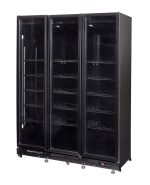 RÉFRIGÉRATEUR 3 PORTES EN VERRE NOIR NAP-1200 *TRANSPORT SUR DEMANDE* - Combisteel – Image 2