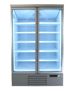 RÉFRIGÉRATEUR 2 PORTES EN VERRE JDE-1000R - Combisteel – Image 4