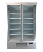 RÉFRIGÉRATEUR 2 PORTES EN VERRE JDE-1000R - Combisteel – Image 5