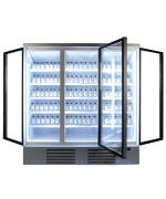 RÉFRIGÉRATEUR 3 PORTES EN VERRE JDE-1530R - Combisteel – Image 5