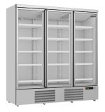 RÉFRIGÉRATEUR 3 PORTES EN VERRE JDE-1530R - Combisteel