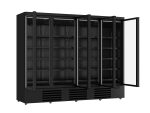 RÉFRIGÉRATEUR 4 PORTES EN VERRE NOIR JDE-2025R BL *TRANSPORT SUR DEMANDE* - Combisteel – Image 2