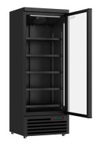 RÉFRIGÉRATEUR 1 PORTE EN VERRE NOIR JDE-600R BL - Combisteel – Image 2