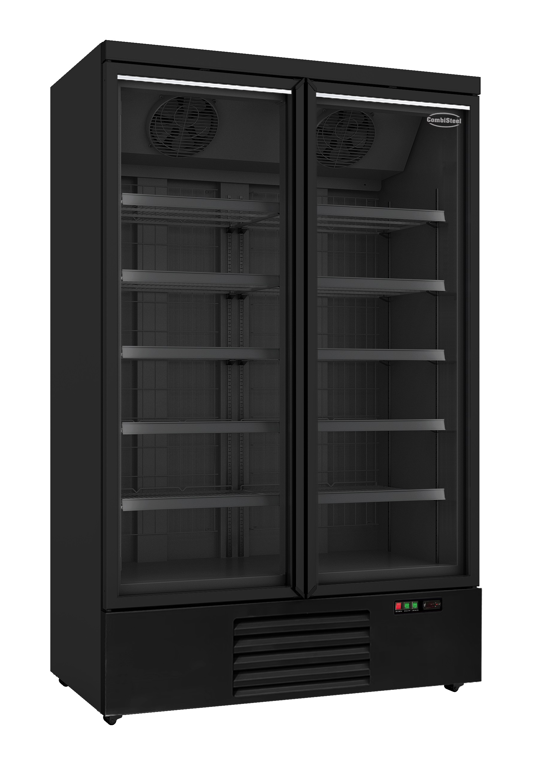 CONGÉLATEUR 2 PORTES EN VERRE NOIR JDE-1000F BL - Combisteel CONGÉLATEUR 2 PORTES EN VERRE NOIR JDE-1000F BL - Combisteel – Image 1