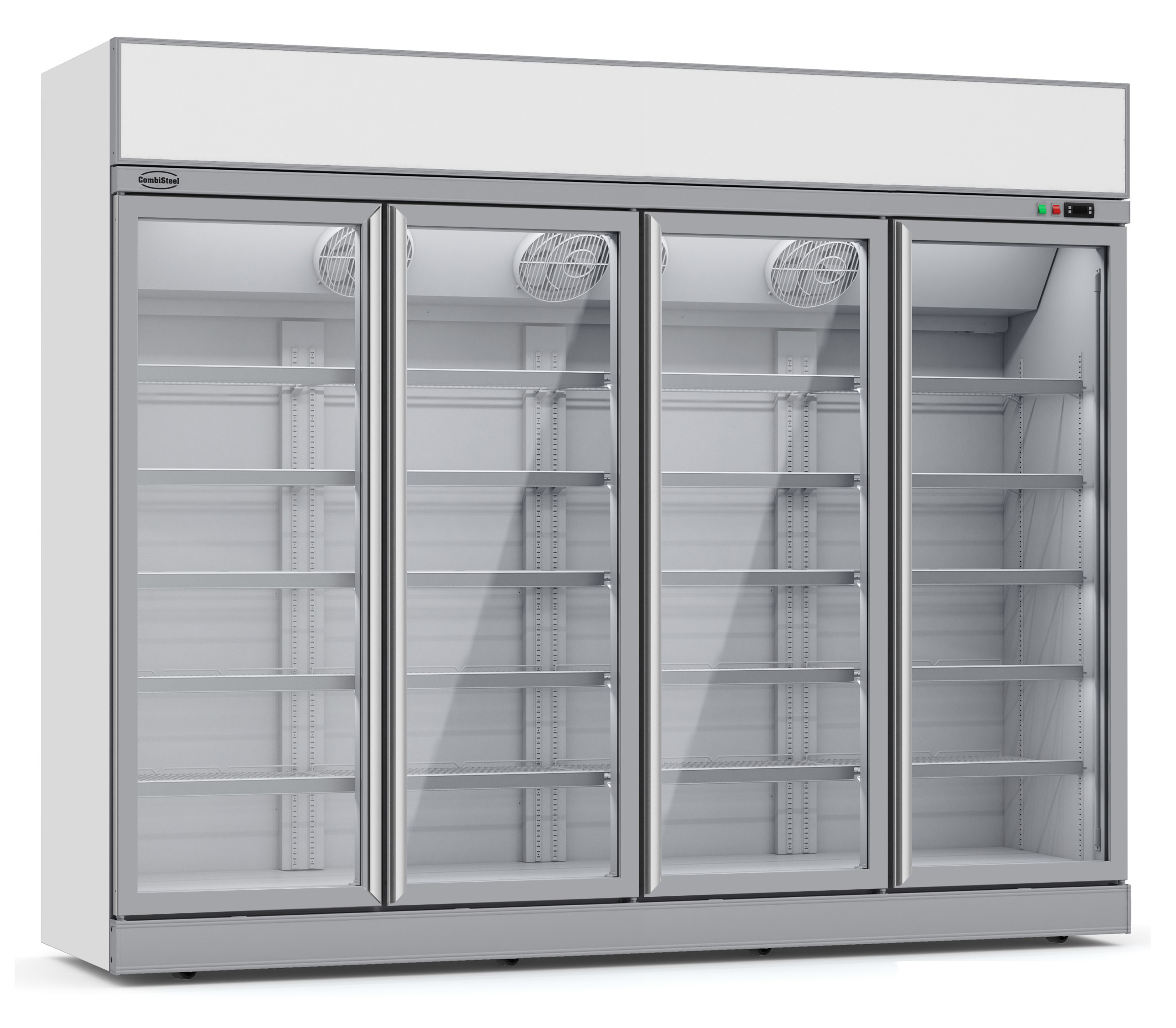 RÉFRIGÉRATEUR 4 PORTES EN VERRE INS-2060R *TRANSPORT SUR DEMANDE* - Combisteel RÉFRIGÉRATEUR 4 PORTES EN VERRE INS-2060R *TRANSPORT SUR DEMANDE* - Combisteel – Image 1