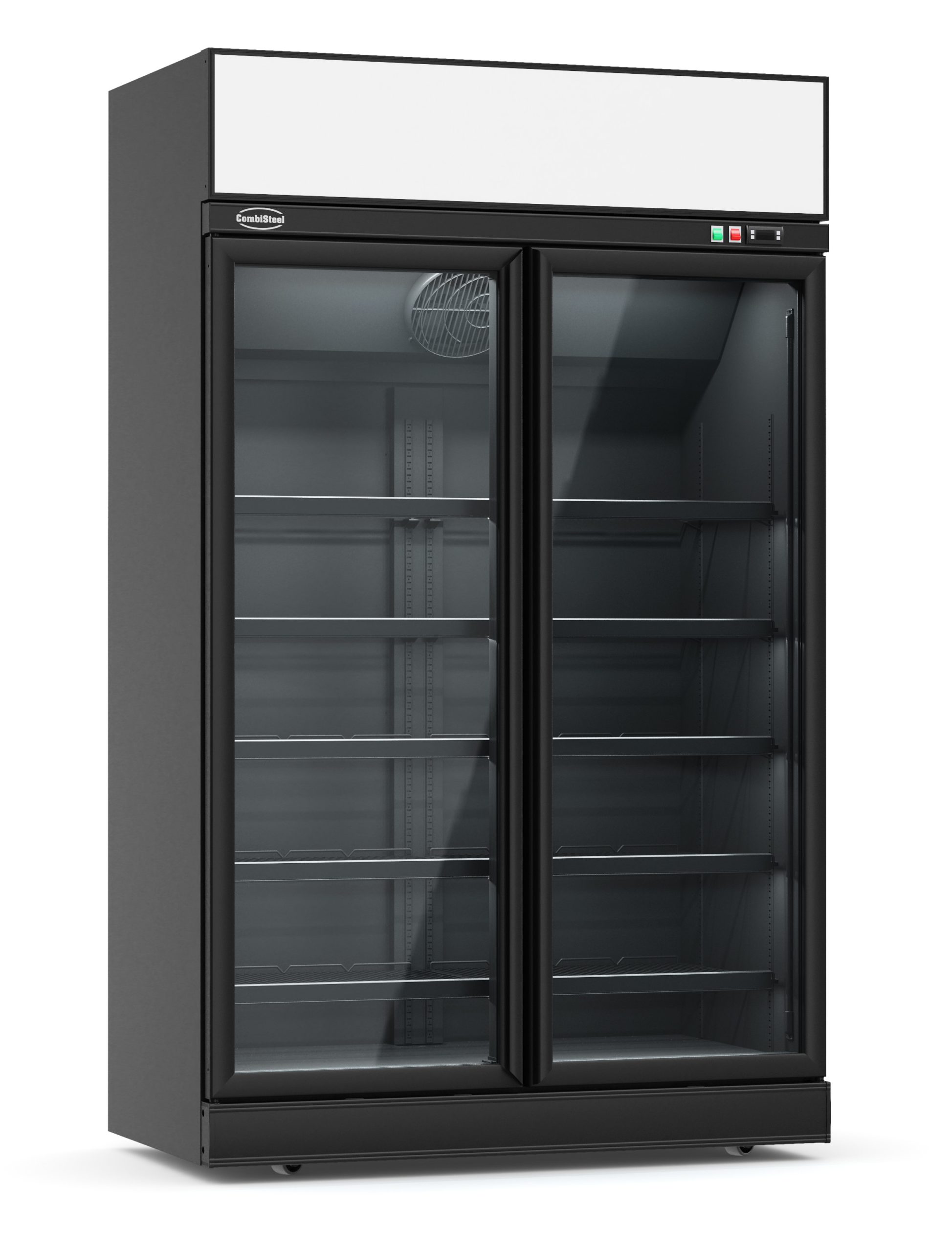CONGÉLATEUR 2 PORTES EN VERRE NOIR INS-1000F BL - Combisteel CONGÉLATEUR 2 PORTES EN VERRE NOIR INS-1000F BL - Combisteel – Image 1