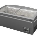 CONGÉLATEUR BAHUT GRIS POUR SUPERMARCHÉ TÊTE DE GONDOLE DÉGIVRAGE AUTOMATIQUE - Combisteel