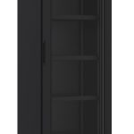 RÉFRIGÉRATEUR 1 PORTE EN VERRE NOIR 232L *TRANSPORT SUR DEMANDE* - Combisteel