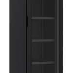 RÉFRIGÉRATEUR 1 PORTE EN VERRE NOIR 348L *TRANSPORT SUR DEMANDE* - Combisteel
