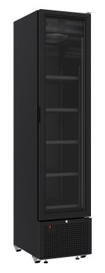 RÉFRIGÉRATEUR 1 PORTE EN VERRE NOIR 348L *TRANSPORT SUR DEMANDE* - Combisteel