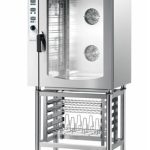 GIORIK FOURS À CONVECTION, GAS 895X768X965MM. (LXDXH), CAP. 10X 1/1 GN TEMP. +50/+280°C, 0,9 + 19 KW, 230 VOLT, 160 KG - Combisteel